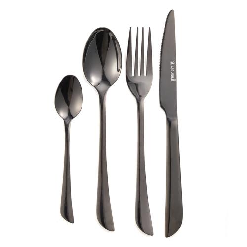 Ménagère 24 pièces - "Théa noir"