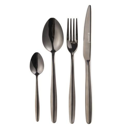 Ménagère 24 pièces - "Cléa noir"