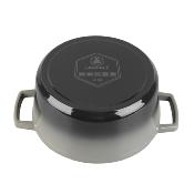 Cocotte en fonte ronde 20cm - "Masseiron Ardoise"