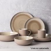 Service 18 pièces taupe - "Iris"