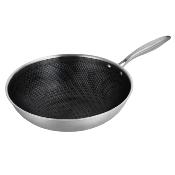 Wok 32cm triplex - "BlackSteel"