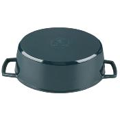 Cocotte en fonte ovale 33cm - "Masseiron Emeraude"
