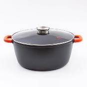 Faitout noir 32cm revêtement céramique - "RobuCook"