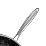 Wok 32cm triplex - "BlackSteel"