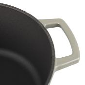 Cocotte en fonte ronde 20cm - "Masseiron Ardoise"