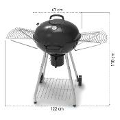 Barbecue au charbon + four à pizza