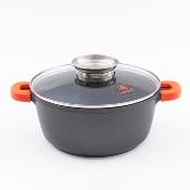 Faitout noir 28cm revêtement céramique - "RobuCook"
