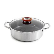 Sautoir 28cm triplex avec couvercle - "Black Cube"