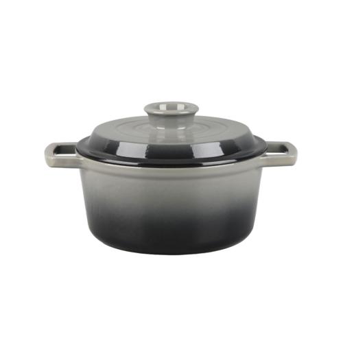 Cocotte en fonte ronde 20cm - "Masseiron Ardoise"