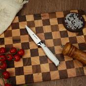 Couteau à légumes blanc 20cm - "Elégance"