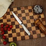 Couteau d'office blanc 24cm - "Elégance"