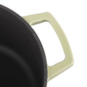 Cocotte en fonte ovale 33cm - "Masseiron Olivine"