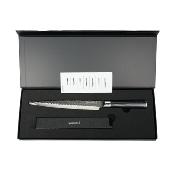 Couteau à trancher noir 34cm avec étui - "Sen"