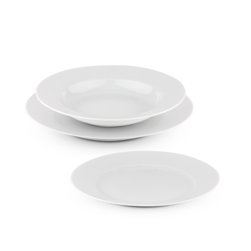 Service 18 pièces blanc
