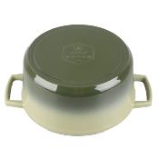 Cocotte en fonte ronde 25cm - "Masseiron Olivine"