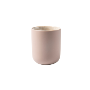 Lot de 4 tasses taupe - "Iris"